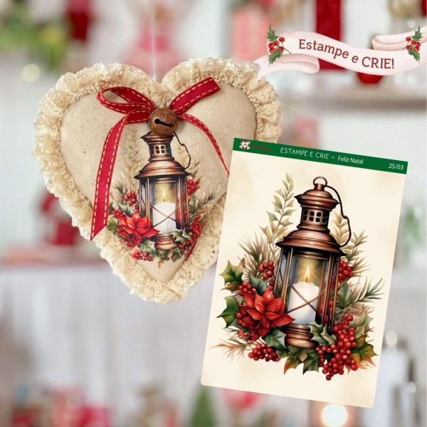 25 / 03 - Natal - Lanterna - Estampe E Crie P 25 / 03 - Natal - Lanterna - Estampe E Crie P