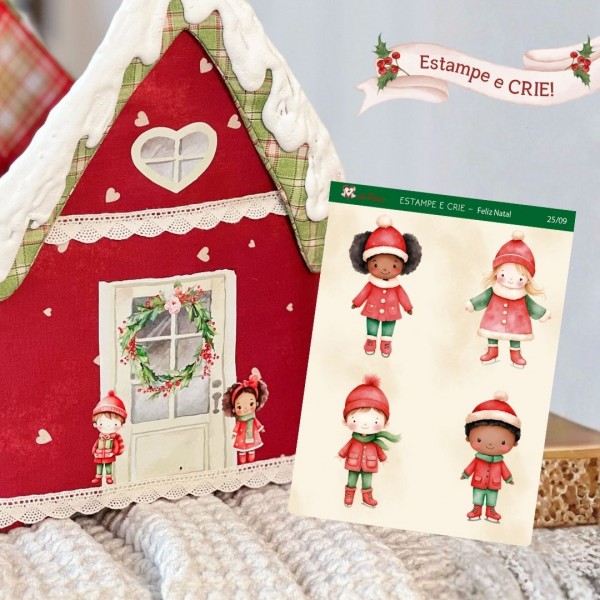 25 / 09 - Natal - Crianças - Estampe e Crie PP 25 / 09 - Natal - Crianças - Estampe e Crie PP