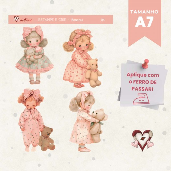 Bonecas - 04 - Estampe e Crie PP Bonecas - 04 - Estampe e Crie PP