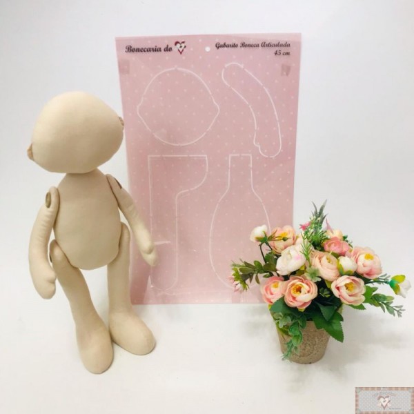 Gabarito para Corpinho ARTICULADO 45CM - MENINA Gabarito para Corpinho ARTICULADO 45CM - MENINA