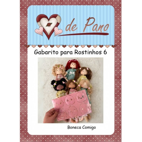 Gabarito para Rostinho VI - BONECA COMIGO Gabarito para Rostinho VI - BONECA COMIGO