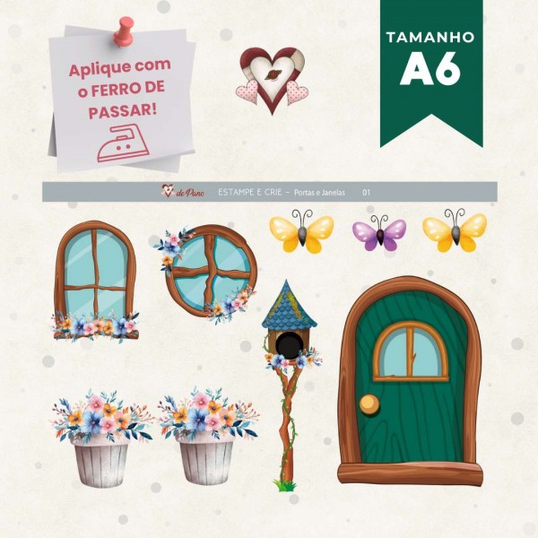 Portas e Janelas - 01 - Estampe e Crie P Portas e Janelas - 01 - Estampe e Crie P