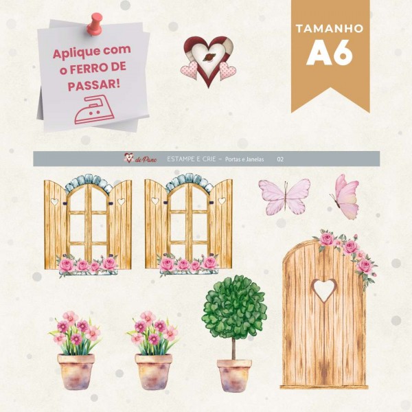 Portas e Janelas - 02 - Estampe e Crie P Portas e Janelas - 02 - Estampe e Crie P