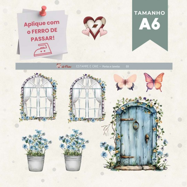 Portas e Janelas - 03 - Estampe e Crie P Portas e Janelas - 03 - Estampe e Crie P