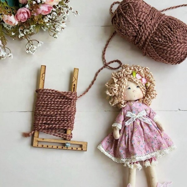 Régua para Cabelo de Boneca - P CACHOS (10CM) Régua para Cabelo de Boneca - P CACHOS (10CM)